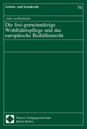 Boetticher | Boetticher, A: Frei-gemeinnützige Wohlfahrt. | Buch | 978-3-8329-0091-5 | sack.de