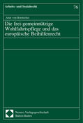 Boetticher |  Boetticher, A: Frei-gemeinnützige Wohlfahrt. | Buch |  Sack Fachmedien