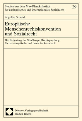 Europäische Menschenrechtskonvention und Sozialrecht | Buch | 978-3-8329-0100-4 | sack.de