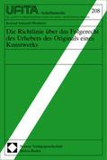 Schmidt-Werthern |  Schmidt-W.: Richtlinie/Folgerrecht | Buch |  Sack Fachmedien