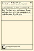 Ekonomi / Maydell / Hänlein |  Einfluss internationalen Rechts auf das türkische | Buch |  Sack Fachmedien