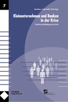 Reifner / Größl / Krüger |  Kleinunternehmen und Banken in der Krise | Buch |  Sack Fachmedien