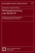 Karpen / Hof |  Wirkungsforschung zum Recht IV | Buch |  Sack Fachmedien