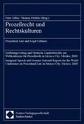 Gilles / Pfeiffer |  Prozeßrecht und Rechtskulturen | Buch |  Sack Fachmedien