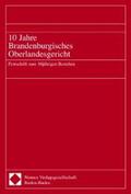 Clavee / Clavée / Kahl |  10 Jahre Brandenburgisches Oberlandesgericht | Buch |  Sack Fachmedien