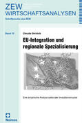 Stirböck |  EU-Integration und regionale Spezialisierung | Buch |  Sack Fachmedien