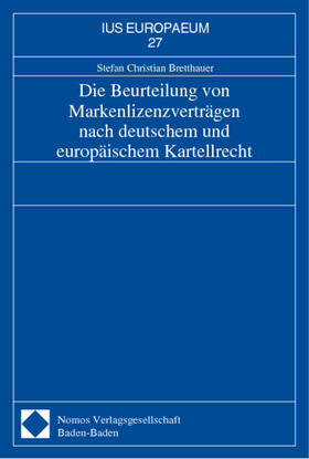 Bretthauer | Bretthauer: Beurt. v. Markenlizenzverträgen | Buch | 978-3-8329-0462-3 | sack.de