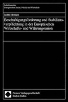 Beschäftigungsförderung und Stabilitätsverpflichtung | Buch | 978-3-8329-0515-6 | sack.de