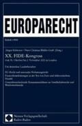 Schwarze / Müller-Graff |  XX. FIDE-Kongress | Buch |  Sack Fachmedien