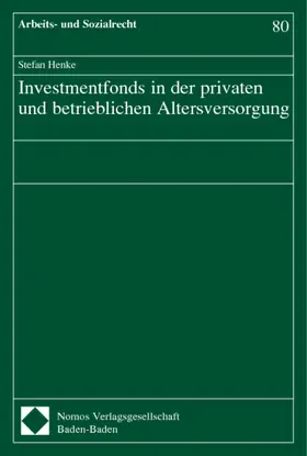  Investmentfonds in der privaten und betrieblichen Altersversorgung | Buch |  Sack Fachmedien