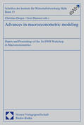 Advances in macroeconometric modeling | Buch |  Sack Fachmedien