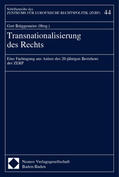 Brüggemeier |  Transnationalisierung des Rechts | Buch |  Sack Fachmedien