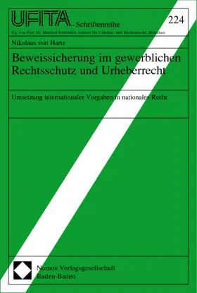  Beweissicherung im gewerblichen Rechtsschutz und Urheberrecht | Buch |  Sack Fachmedien