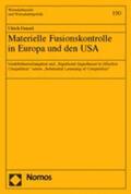  Materielle Fusionskontrolle in Europa und den USA | Buch |  Sack Fachmedien
