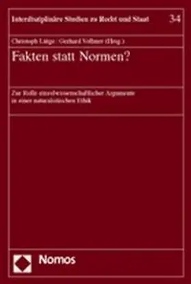Lütge / Vollmer |  Fakten statt Normen? | Buch |  Sack Fachmedien
