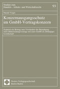  Konzernausgangsschutz im GmbH-Vertragskonzern | Buch |  Sack Fachmedien