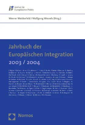 Weidenfeld / Wessels |  Jahrbuch der Europäischen Integration 2003/2004 | Buch |  Sack Fachmedien