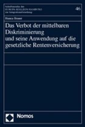 Brauer | Verbot der mittelbaren Diskriminierung | Buch | 978-3-8329-0979-6 | sack.de