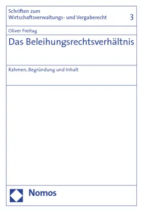 Freitag |  Das Beleihungsrechtsverhältnis | Buch |  Sack Fachmedien