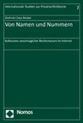 Becker |  Von Namen und Nummern | Buch |  Sack Fachmedien