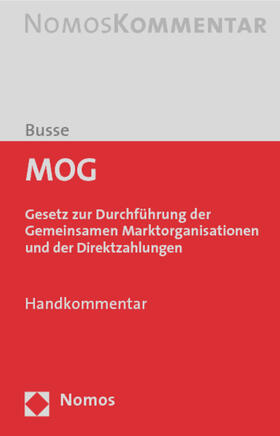 Busse, C: MOG | Buch | 978-3-8329-1122-5 | sack.de