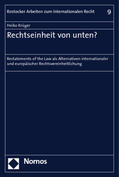  Krueger, H: Rechtseinheit von unten? | Buch |  Sack Fachmedien