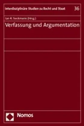 Sieckmann |  Verfassung und Argumentation | Buch |  Sack Fachmedien