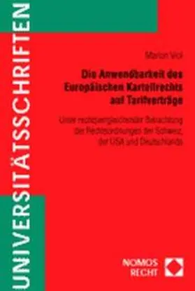  Die Anwendbarkeit des Europäischen Kartellrechts auf Tarifverträge | Buch |  Sack Fachmedien