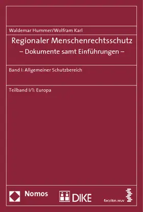  Regionaler Menschenrechtsschutz - Dokumente samt Einführungen - | Buch |  Sack Fachmedien