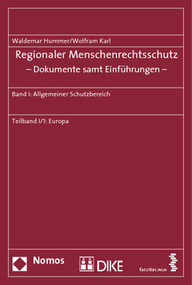Hummer / Karl | Dokumente zum region. Menschenrechtsschutz 1 | Buch | 978-3-8329-1306-9 | sack.de