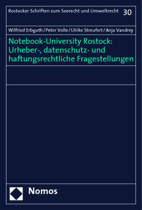 Erbguth / Volle / Streufert | Erbguth, W: Notebook-University Rostock | Buch | 978-3-8329-1327-4 | sack.de