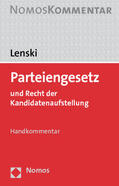 Lenski |  Lenski, S: Parteiengesetz | Buch |  Sack Fachmedien
