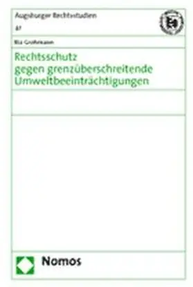 Grohmann |  Rechtsschutz gegen grenzüberschreitende Umweltbeeinträchtigungen | Buch |  Sack Fachmedien