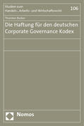 Becker |  Becker, T: Haftung für den deutschen Corporate Governance Ko | Buch |  Sack Fachmedien