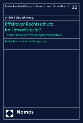 Erbguth |  Effektiver Rechtsschutz im Umweltrecht? | Buch |  Sack Fachmedien