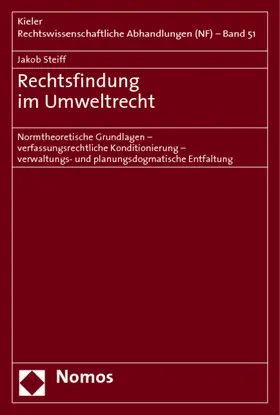 Steiff |  Rechtsfindung im Umweltrecht | Buch |  Sack Fachmedien