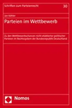 Köhler |  Parteien im Wettbewerb | Buch |  Sack Fachmedien