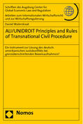 Waterstraat |  Waterstraat, D: ALI/UNIDROIT Principles and Rules | Buch |  Sack Fachmedien