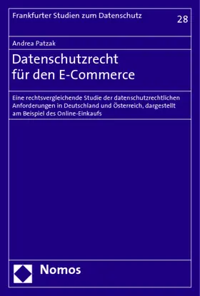 Patzak |  Datenschutzrecht für den E-Commerce | Buch |  Sack Fachmedien