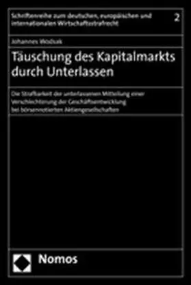Wodsak |  Täuschung des Kapitalmarkts durch Unterlassen | Buch |  Sack Fachmedien