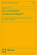Ultsch |  Ultsch, M: Einheitliche Verbraucherbegriff | Buch |  Sack Fachmedien