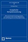 Ritzer |  Ritzer, C: Europäische Kompetenzordnung | Buch |  Sack Fachmedien
