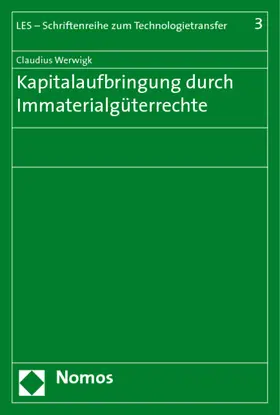 Werwigk |  Kapitalaufbringung durch Immaterialgüterrechte | Buch |  Sack Fachmedien