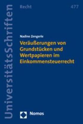 Zengerle |  Zengerle, N: Veräusserungen von Grundstücken | Buch |  Sack Fachmedien