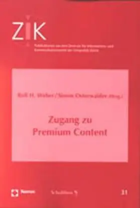 Weber / Osterwalder |  Zugang zu Premium Centent | Buch |  Sack Fachmedien
