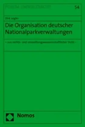 Legler |  Die Organisation deutscher Nationalparkverwaltungen | Buch |  Sack Fachmedien