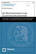 Bergmann |  Bergmann, M: Ministererlaubnis i.d.Zusammenschlußkontrolle | Buch |  Sack Fachmedien