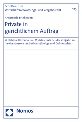 Brinkmann |  Private in gerichtlichem Auftrag | Buch |  Sack Fachmedien