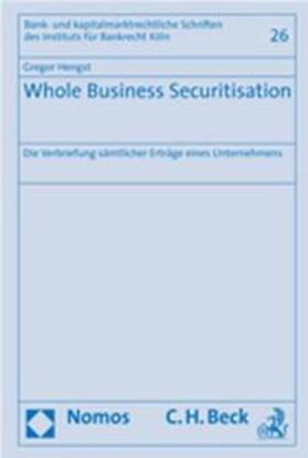 Hengst | Hengst, G: Whole Business Securitisation | Buch | 978-3-8329-2104-0 | sack.de