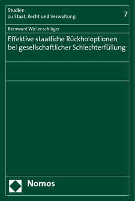 Wollenschläger | Wollenschläger, B: Effektive staatliche Rückholoptionen | Buch | 978-3-8329-2145-3 | sack.de